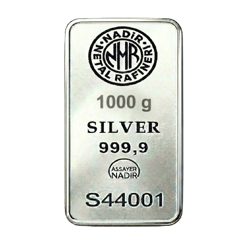 شمش نقره 1 کیلو