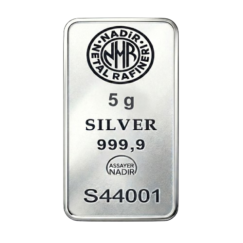 شمش نقره 5 گرم